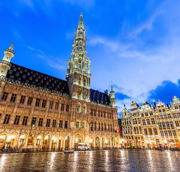 Holland, Belgium and France